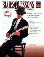 Blues Guitar Lessons. Volume 3. Book/CD