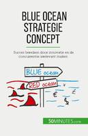 Blue Ocean Strategie concept, Succes bereiken door innovatie en de concurrentie irrelevant maken