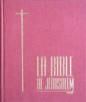 Bible de Jérusalem - Toile rouge