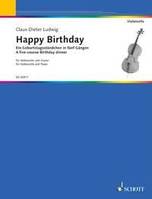 Happy Birthday, Une sérénade en cinq services. cello and piano.