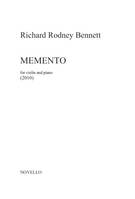 Memento, For violin and piano