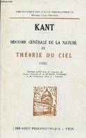 Histoire générale de la nature et Théorie du ciel (1755), 1755