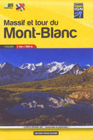 MASSIF ET TOUR DU MONT BLANC CARTE EN POCHE