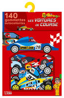 Les voitures de course / 140 gommettes autocollantes