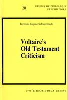 Voltaire's Old Testament Criticism