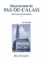 Département du Pas-de-Calais - dictionnaire des communes, dictionnaire des communes