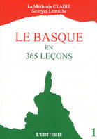 1, Le basque en 365 leçons, La méthode Claire