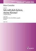 Liebe, 2. Ich will dich lieben, meine Krone!. op. 18. mixed choir (SSATBB). Partition de chœur.