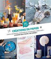 75 créations en papier