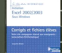 CD-ROM EXCEL 2002/2003 (LUTRIN) PROFESSEUR 2005