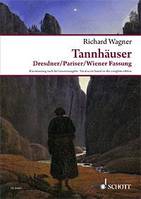 Tannhauser et le tournoi des chanteurs à la Wartburg, Grand opéra romantique en trois actes. WWV 70. Réduction pour piano.
