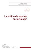 La notion de relation en sociologie