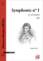 Symphonie n°1 (conducteur A3), en sol mineur