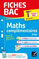 Fiches bac Maths complémentaires Tle (option) - Bac 2024, nouveau programme de Terminale