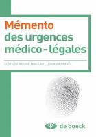 Mémento des urgences médico-légales