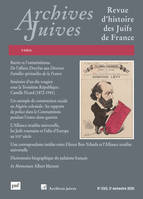 Archives juives, vol. 53, n.2, Mélanges