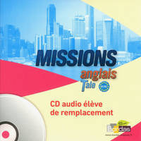 Missions Anglais Tle 2012 CD audio élève de remplacement