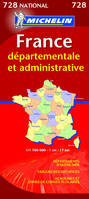 8160, France departementale et administrative 2012 au 1/1 700 000