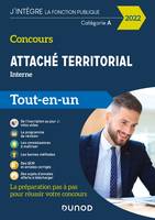 Concours Attaché territorial Interne et 3e voie 2022 - Tout-en-un, Tout-en-un