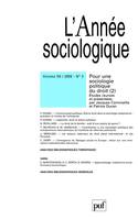 L' année sociologique 2009 - vol. 59 - n° 2, Pour une sociologie politique du droit - 2