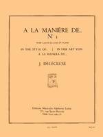 A La Maniere De N01, Caisse Claire Et Piano