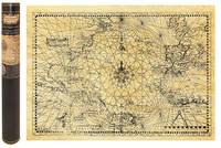 CARTE MARINE ATLANTIQUE EN 1550 58,5 CM X 42 CM