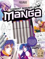 Comment dessiner un manga - Avec 6 feutres pro et 1 marqueur