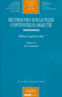 Recherches sur le plein contentieux objectif., PRIX DE THÈSE DE L'UNIVERSITÉ PARIS II