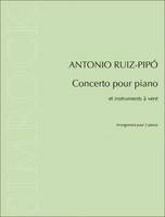 Concerto pour piano et instruments a` vent, Arrangement pour 2 pianos. 2 pianos. Partition d'exécution.