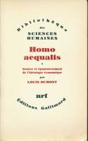 Homo aequalis. Genèse et épanouissement de l'idéologie économique