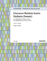 Sinfonia F major, Sonata. 109. treble recorder and basso continuo.
