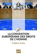 LA CONVENTION EUROPEENNE DES DROITS DE L'HOMME (8ED) QSJ 2513