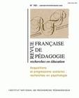 Revue française de pédagogie, n° 162/2008, Acquisitions et progressions scolaires : recherches en psychologie