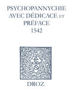 Recueil des opuscules 1566. Psychopannychie avec dédicace et préface (1542)