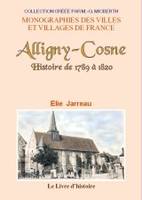 Histoire d'Alligny-Cosne - de 1789 à 1820, de 1789 à 1820