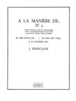A La Maniere De N02, Caisse Claire Percussion Et Piano