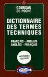 Dictionnaire des termes techniques / français-anglais, anglais-français, Dictionnaire