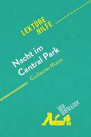 Nacht im Central Park von Guillaume Musso (Lektürehilfe), Detaillierte Zusammenfassung, Personenanalyse und Interpretation