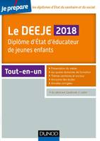 Je prépare le DEEJE 2018 - Diplôme d'État d'éducateur de jeunes enfants, Diplôme d'État d'éducateur de jeunes enfants