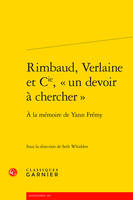 Rimbaud, Verlaine et Cie, « un devoir à chercher », À la mémoire de Yann Frémy