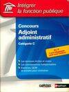 Concours adjoint administratif, catégorie C