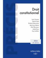 Droit constitutionnel 2024 26ed