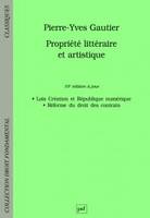 propriete litteraire et artistique (10ed)