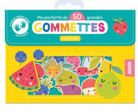 Ma pochette de 50 grandes gommettes / les fruits