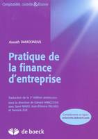 PRATIQUE DE LA FINANCE D'ENTREPRISE