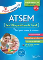 Concours 2018 ATSEM - 100 questions/réponses pour l'oral