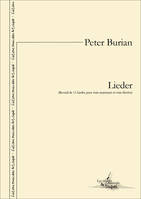 Lieder, Recueil de 15 lieder pour voix moyennes et voix élevées