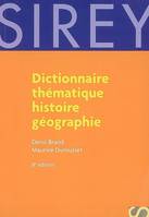 Dictionnaire thématique histoire géographie