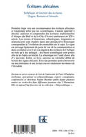 Ecritures africaines, Esthétique et fonction des écritures Dogon, Bamana et Sénoufo