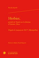 Herbier, D'après le manuscrit h277, montpellier